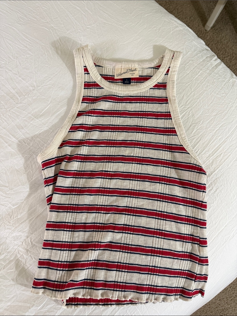 Universal Thread striped tank